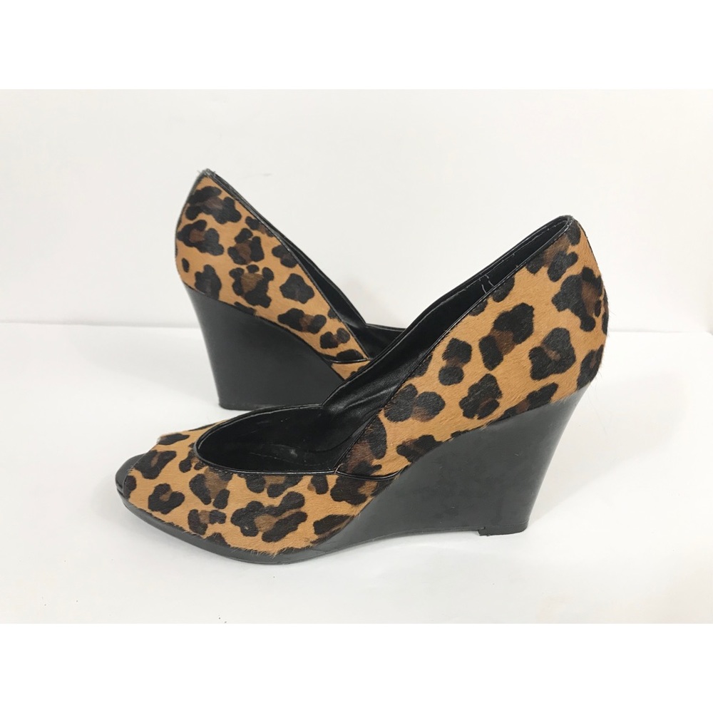 BCBGeneration Leopard Wedges - Picture 2 of 8